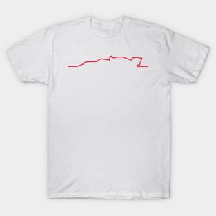 Haas F1 Car Line Art - 2021 Model T-Shirt